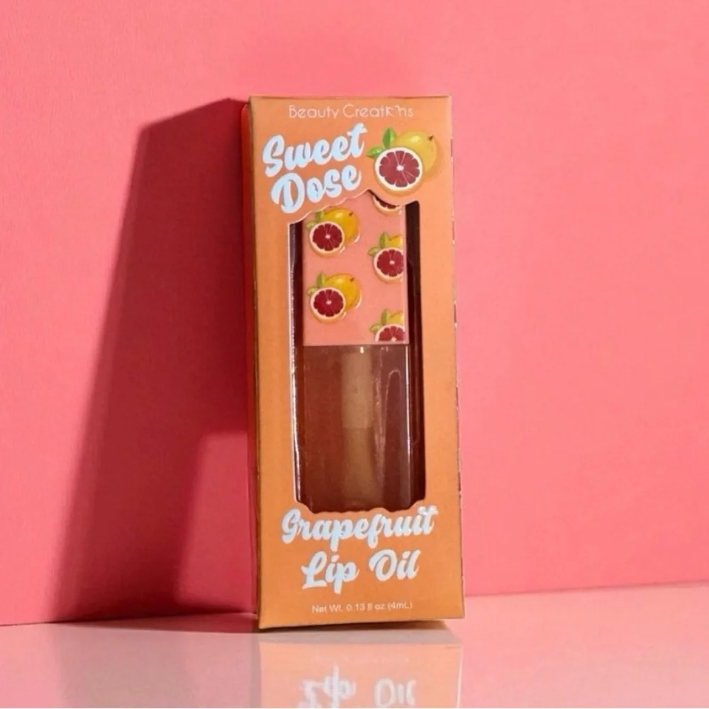 Beauty Creations Sweet Dose Grapefruit Lip Oil - Vibrant Orange